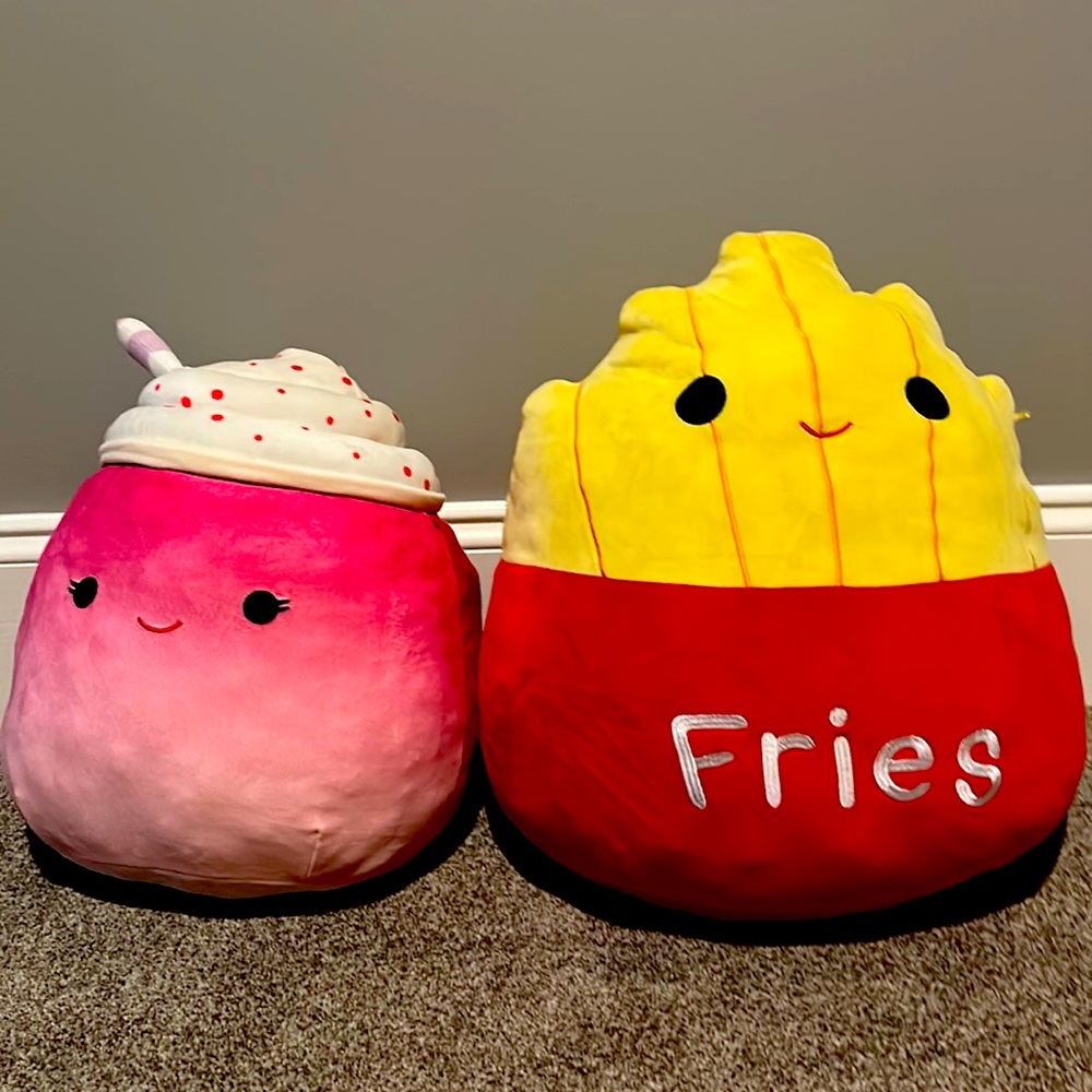 FRIES AND MILKSHAKE SQUISHMALLOW “16 and “18